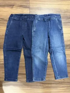 ユニクロ◾️デニムパンツ 2本セット◾️120