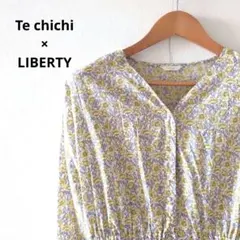 最終価格未使用級Te chichi リバティタナローンワンピーステチチ