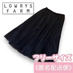 【極美品】ローリーズファーム プリーツチュールスカート ウエストゴム＋リボン付き