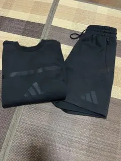 アディダス　z.n.e 上下　スウェットシャツ　スウェットハーフパンツ　ジャージ