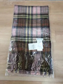 新品未使用 earth music&ecology チェック柄 マフラー