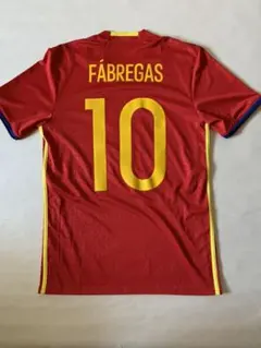 アディダス　サッカー　ユニフォーム　スペイン代表セスクモデル