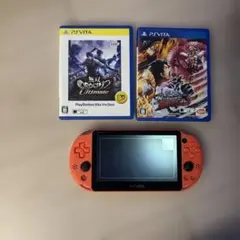 PS Vita 本体 オレンジ + ゲーム2本セット