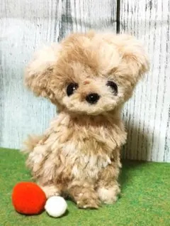 mix犬お座り編みぐるみ❤のサムネイル