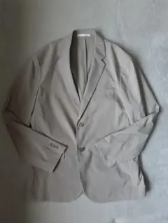 UNIQLO ユニクロ 感動ジャケット コットンライク ベージュ L