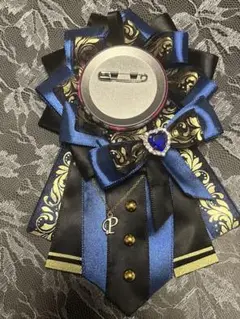 痛ロゼット　ダークブルー×黒　No177
