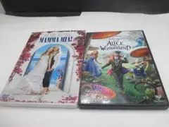 DVD２枚セット、マンマ・ミーア、アリス・イン・ワンダーランド