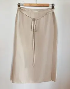 yoli シルク ラップスカート Silk wrap skirt ベージュのサムネイル