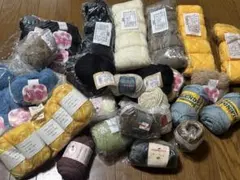 毛糸セット 多色 さまざまなブランド