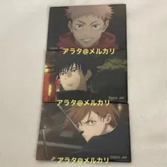 呪術廻戦 虎杖悠仁 伏黒恵 釘崎野薔薇 スクエア缶バッジ Plaza 渋谷事変②