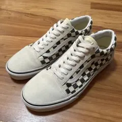 【美品】VANS OLD SKOOL オールドスクール　チェッカーボード28cm