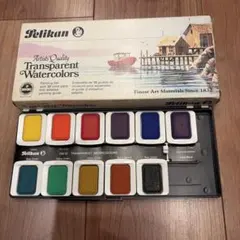 Pelikan 725/12 固形水彩絵具セット ドイツ製 ヴィンテージ雑貨