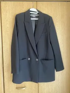 ZARA ブラック テーラードジャケット S