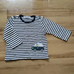 familiar ストライプ Tシャツ 80