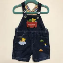 ミキハウス オーバーオール サロペット デニム 80