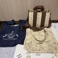 サマンサタバサSAMANTHA THAVASAくまのプーさんくコラボトートバッグ