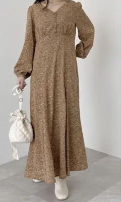mysty woman ワンピースブラウン