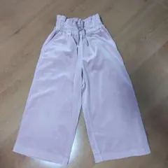 GU ピンク フリース ロングパンツ 110cm