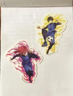 ブルーロック ステッカービスケット 「蜂楽 廻」＆「千切豹馬」セット