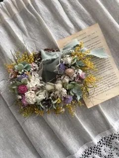 ドライフラワーリースa33