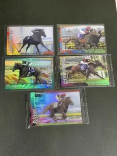 サラブレッドホースコレクション ツインウエハースカード 5枚セット