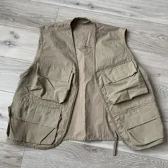 ハンティングベスト ベージュ