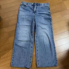 UNIQLO ワイドストレートデニム 26 (66cm)