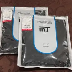 新品 グンゼ インナーシャツ YG in.T TシャツLL 黒 2枚セット