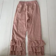 新品未使用しまむらsoftcheeseフリルパンツ120