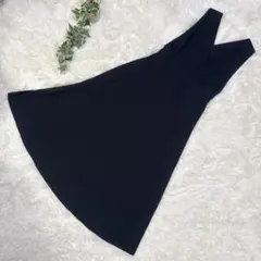 GU✨ジーユー【L】サロペットワンピース ブラック ロング