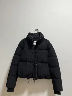 ZARA ダウンジャケット 黒 ショート丈 中綿 アウター 防寒