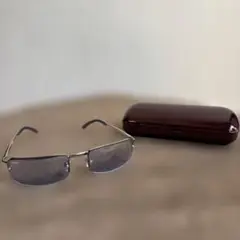 Again サングラス ブルー系ケース付き