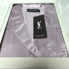 新品 Yves Saint Laurent婦人パジャマ長袖 長ズボン パープルLのサムネイル