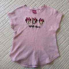 Disney ミニーマウス ワッフルTシャツ 110cmのサムネイル