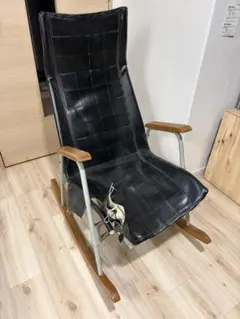 ジャンク】新居猛 Ny Chair F.D フォールディングロッキングチェア
