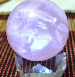 天然石✨️ピンクアメジスト✨️桜瑪瑙共生 紫 ザクザク 虹キラキラ