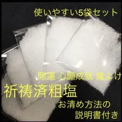 祈祷済粗塩5パック✖️2