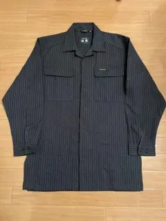 未使用 TORAICHI 長袖シャツ M ストライプ 作業着