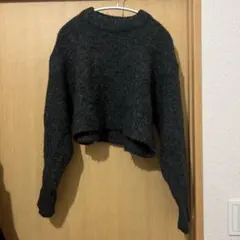 H&M クロップド丈ニット