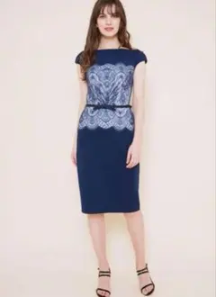 tadashi shoji 半袖ワンピース タダシ ショージ TADASHI SHOJI 白レース 半袖 フレアー ワンピース