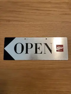 コカコーラ　看板　プレートのサムネイル