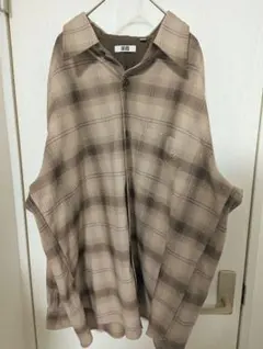UNIQLO ヘビーフランネルオーバーサイズシャツ