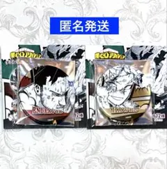 ヒロアカフェア　デコレクション缶バッジ　第2弾　ホークス　エンデヴァー