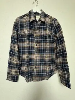 AMERICAN EAGLE チェック柄 長袖シャツ XS