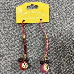 東京ディズニーリゾート 2013年 だるま根付 ミッキー＆ミニー　キーホルダー
