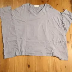 antiqua 半袖 Vネック Tシャツ ライトブルーのサムネイル