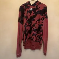 adidas 迷彩柄 フード付きパーカー