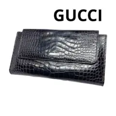 【激レア】GUCCI グッチ リアルクロコダイル 長財布 ウォレット ブラック 楽天市場】【GUCCI】グッチ オールドグッチ クロコ クロコダイル