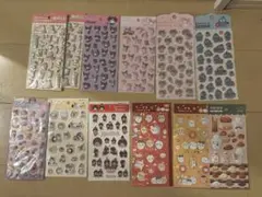 【新品未使用】サンリオ ぷくっとシール 他シール10種11点セット