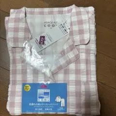 お値下げ！新品！PEACE FIT 3/4袖パジャマ M チェック柄